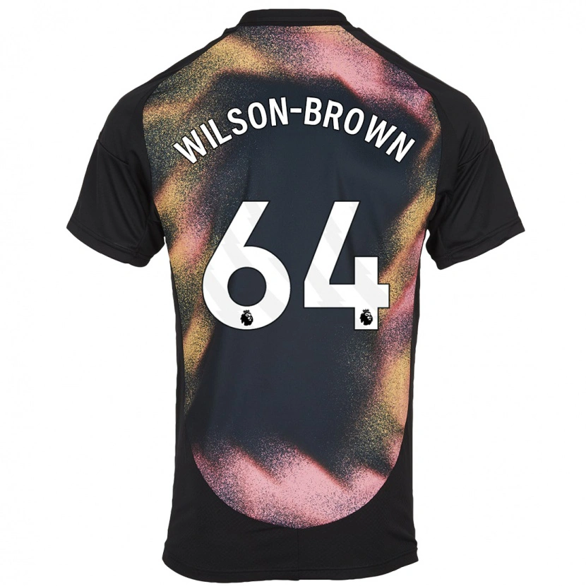 Danxen Pánské Tom Wilson-Brown #64 Černá Bílá Daleko Hráčské Dresy 2024/25 Dres