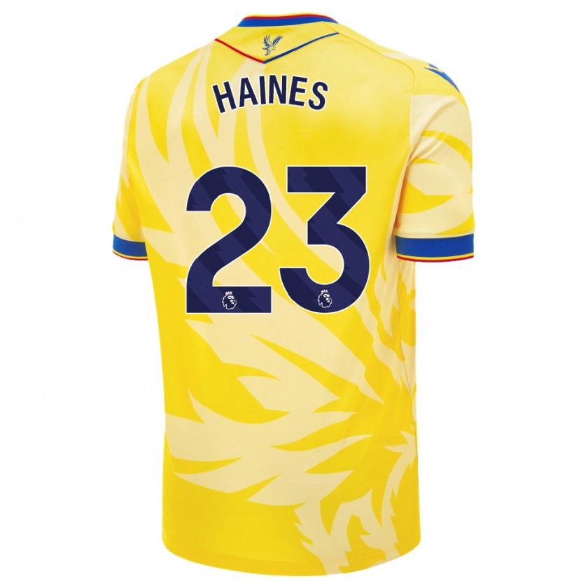 Danxen Pánské Coral-Jade Haines #23 Žluť Daleko Hráčské Dresy 2024/25 Dres