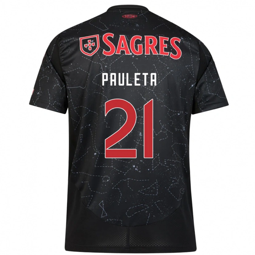 Danxen Pánské Pauleta #21 Černá Červená Daleko Hráčské Dresy 2024/25 Dres