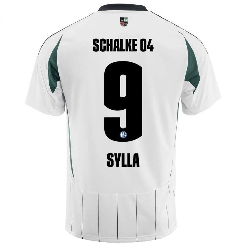 Danxen Pánské Moussa Sylla #9 Bílá Zelená Daleko Hráčské Dresy 2024/25 Dres