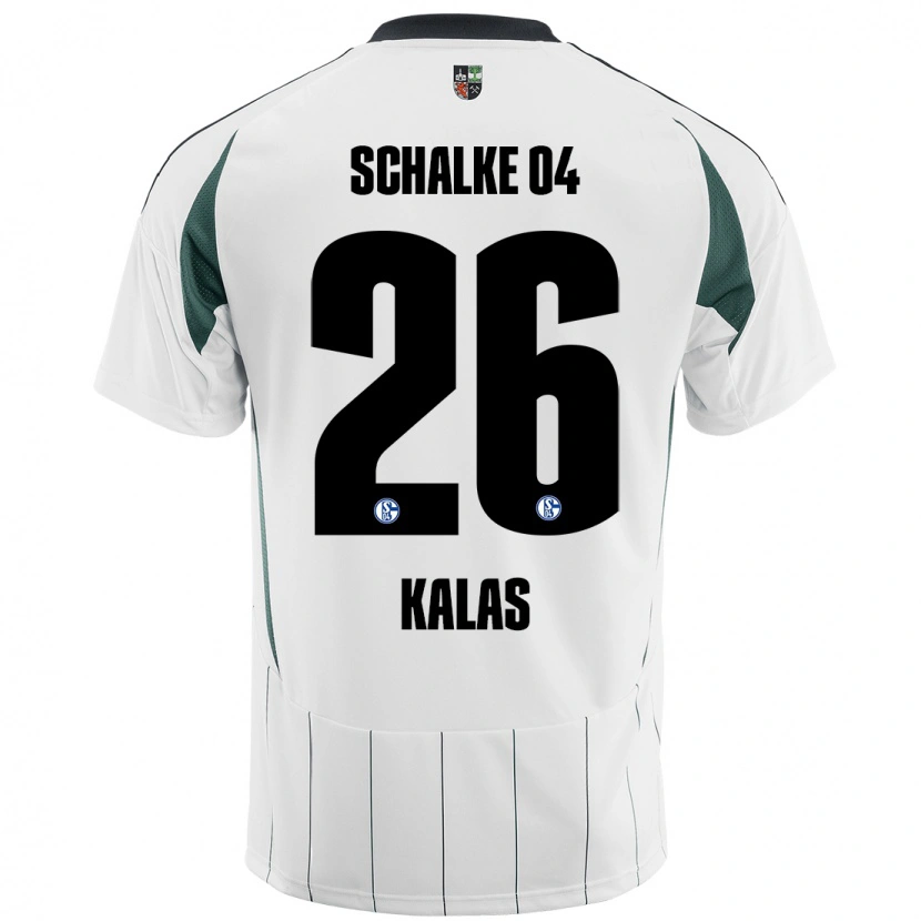 Danxen Pánské Tomas Kalas #26 Bílá Zelená Daleko Hráčské Dresy 2024/25 Dres