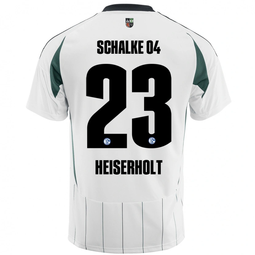 Danxen Pánské Finn Heiserholt #23 Bílá Zelená Daleko Hráčské Dresy 2024/25 Dres