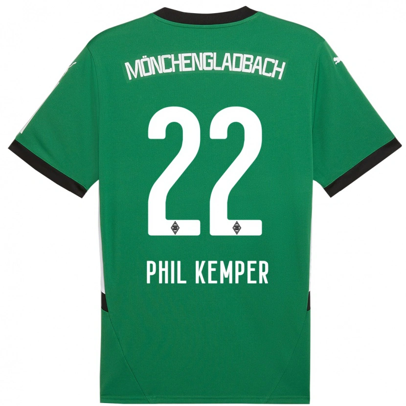 Danxen Pánské Phil Kemper #22 Zelená Bílá Daleko Hráčské Dresy 2024/25 Dres