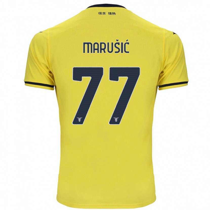 Danxen Pánské Adam Marusic #77 Žluť Daleko Hráčské Dresy 2024/25 Dres