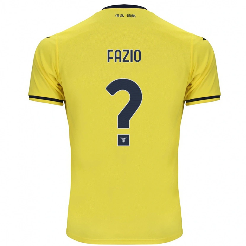 Danxen Pánské Francesco Fazio #0 Žluť Daleko Hráčské Dresy 2024/25 Dres