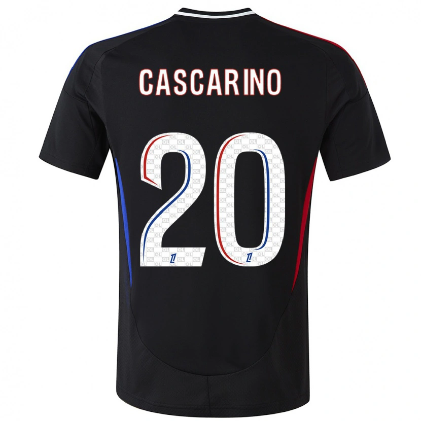 Danxen Dámské Delphine Cascarino #20 Černý Daleko Hráčské Dresy 2024/25 Dres