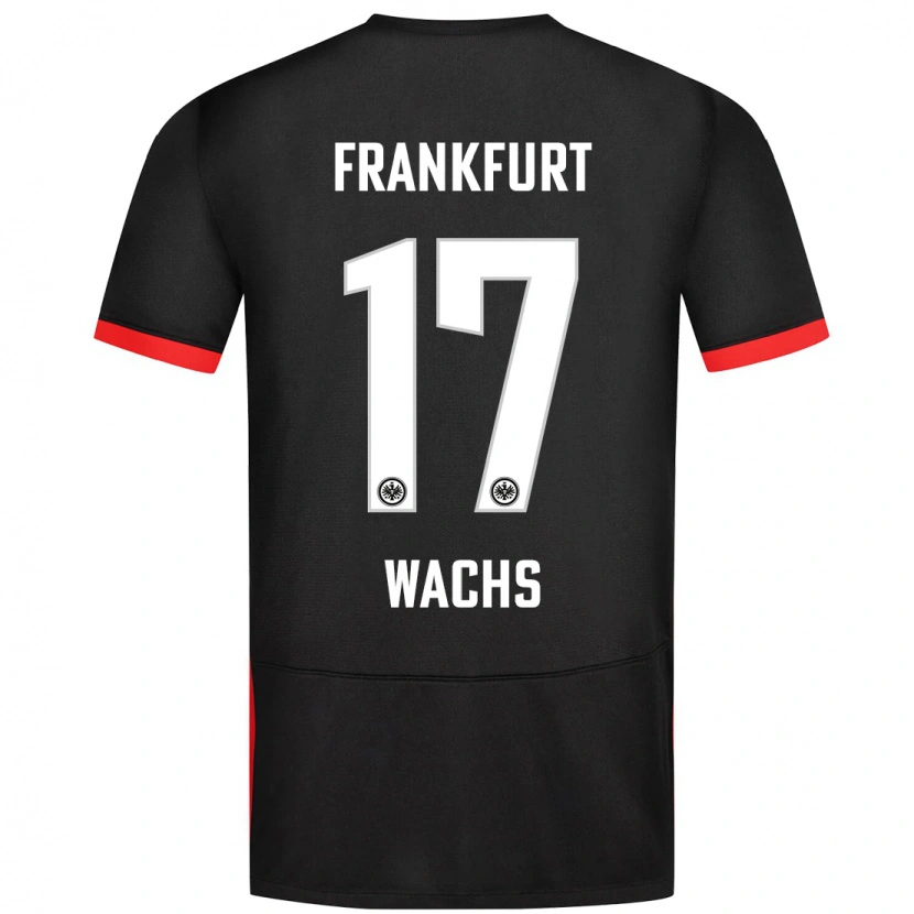 Danxen Dámské Marc Wachs #17 Černý Daleko Hráčské Dresy 2024/25 Dres