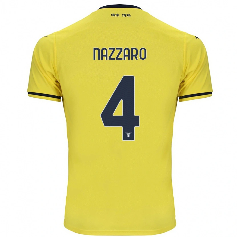 Danxen Dámské Marco Nazzaro #4 Žluť Daleko Hráčské Dresy 2024/25 Dres