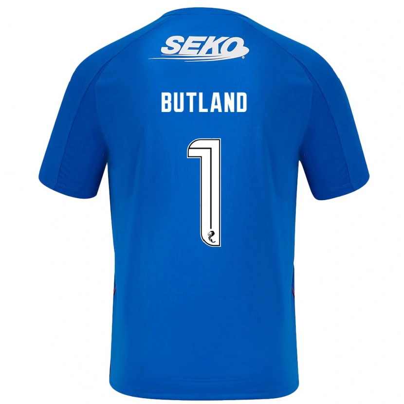 Danxen Dětské Jack Butland #1 Tmavě Modrá Domů Hráčské Dresy 2024/25 Dres