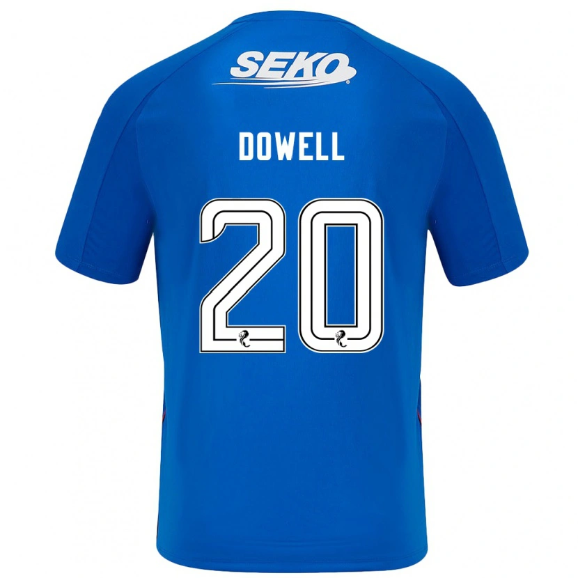 Danxen Dětské Kieran Dowell #20 Tmavě Modrá Domů Hráčské Dresy 2024/25 Dres