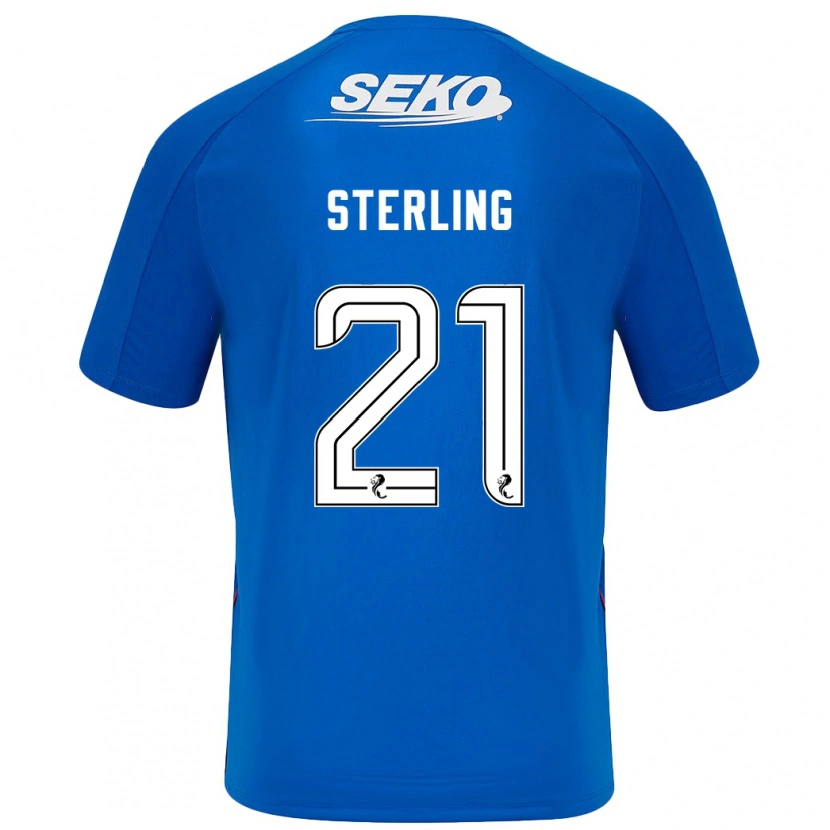 Danxen Dětské Dujon Sterling #21 Tmavě Modrá Domů Hráčské Dresy 2024/25 Dres