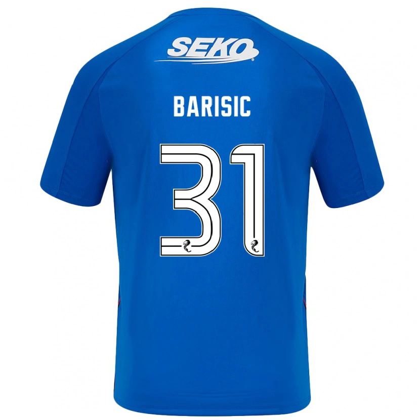 Danxen Dětské Borna Barisic #31 Tmavě Modrá Domů Hráčské Dresy 2024/25 Dres