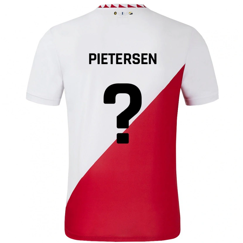 Danxen Dětské Stan Pietersen #0 Bílá Červená Domů Hráčské Dresy 2024/25 Dres