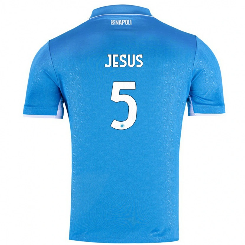 Danxen Dětské Juan Jesus #5 Nebesky Modrá Domů Hráčské Dresy 2024/25 Dres