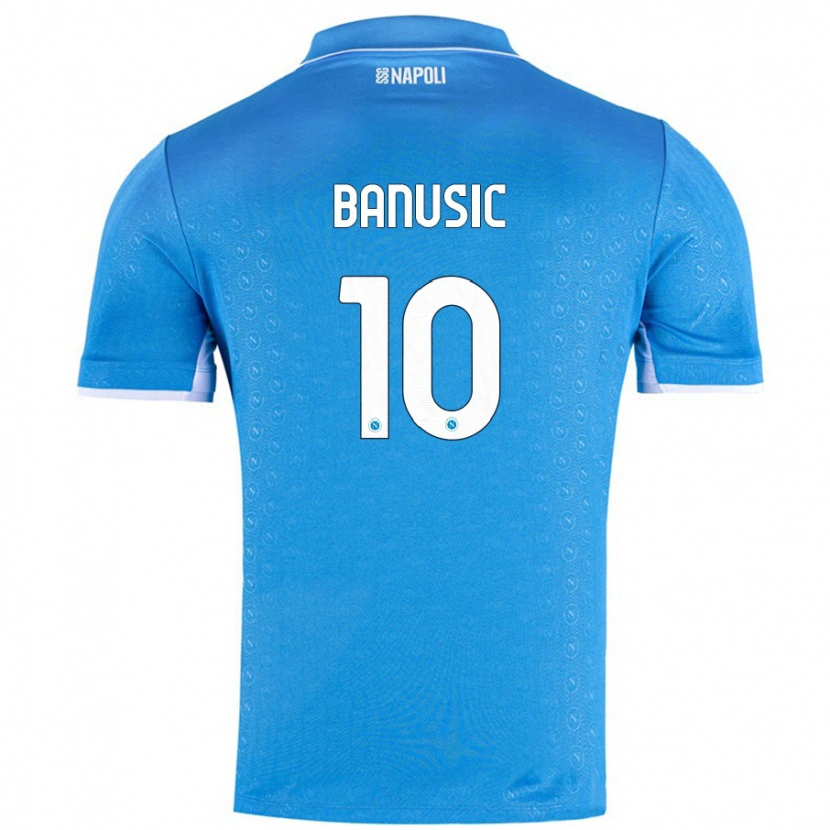 Danxen Dětské Marija Banušić #10 Nebesky Modrá Domů Hráčské Dresy 2024/25 Dres