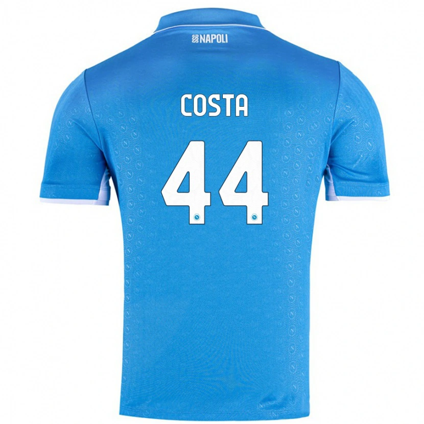 Danxen Dětské Filippo Costa #44 Nebesky Modrá Domů Hráčské Dresy 2024/25 Dres