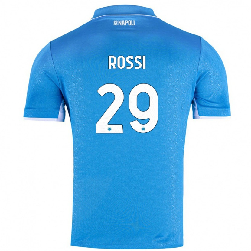 Danxen Dětské Francesco Rossi #29 Nebesky Modrá Domů Hráčské Dresy 2024/25 Dres