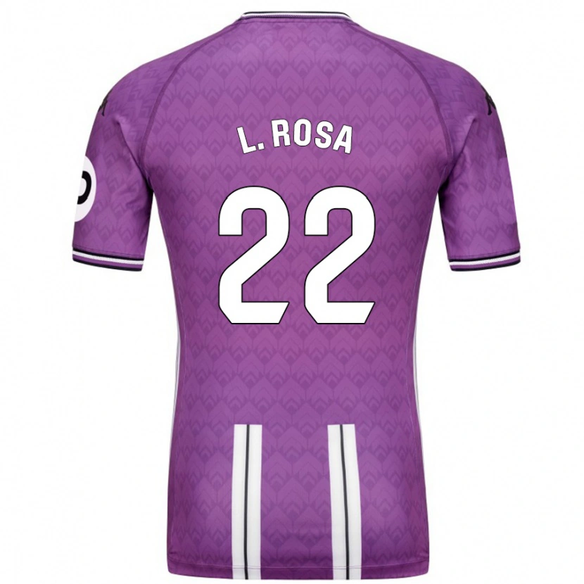 Danxen Dětské Lucas Rosa #22 Fialová Bílá Domů Hráčské Dresy 2024/25 Dres