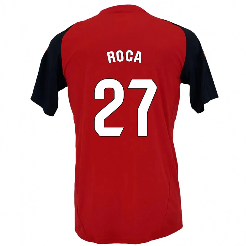 Danxen Dětské Joel Roca #27 Červená Černá Domů Hráčské Dresy 2024/25 Dres