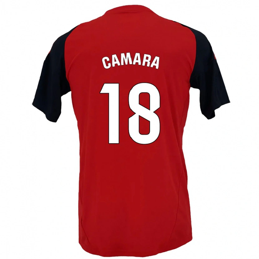 Danxen Dětské Aaron Cámara #18 Červená Černá Domů Hráčské Dresy 2024/25 Dres