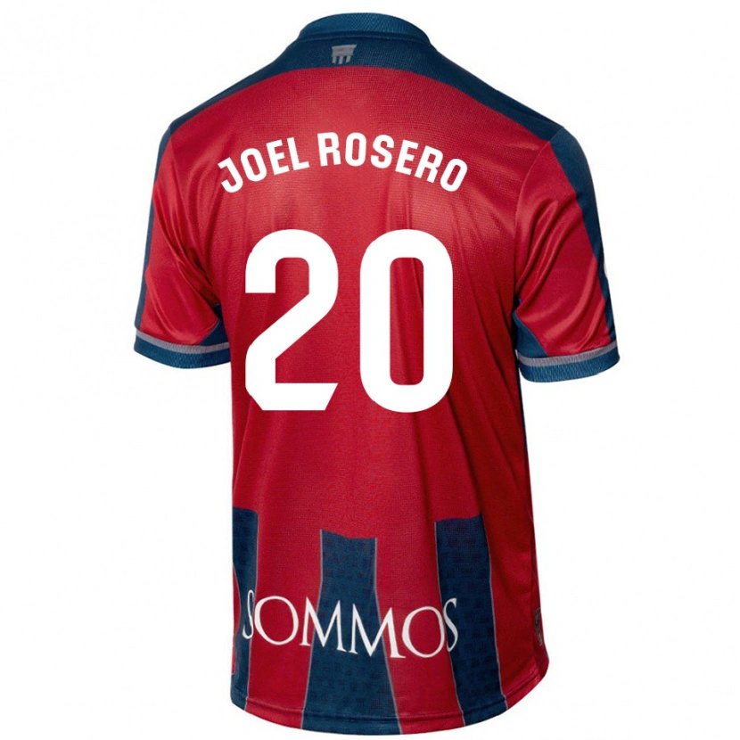 Danxen Dětské Alexis Joel Rosero #20 Červená Modrá Domů Hráčské Dresy 2024/25 Dres