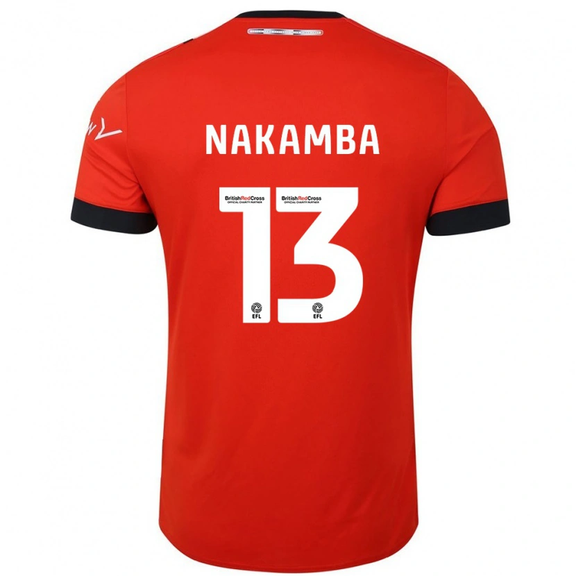 Danxen Dětské Marvelous Nakamba #13 Oranžově Černá Domů Hráčské Dresy 2024/25 Dres