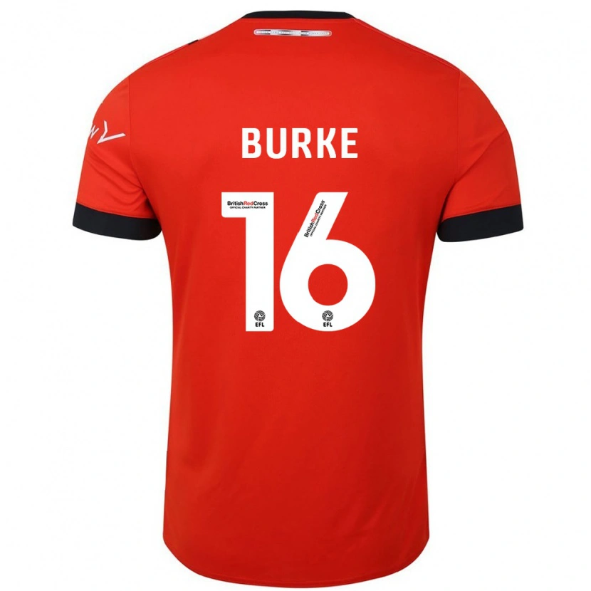 Danxen Dětské Reece Burke #16 Oranžově Černá Domů Hráčské Dresy 2024/25 Dres