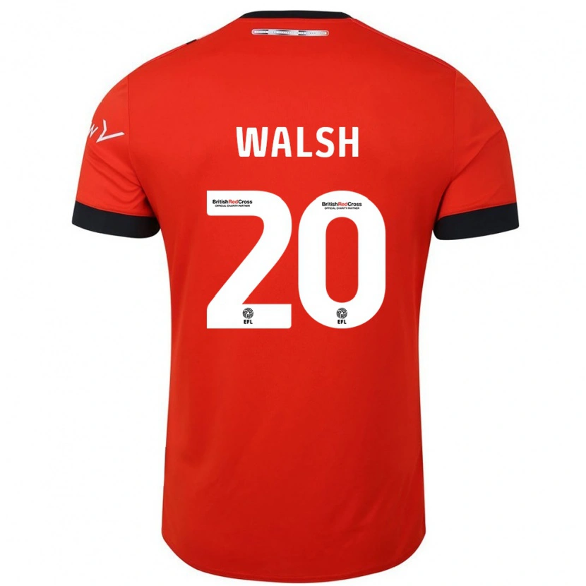 Danxen Dětské Liam Walsh #20 Oranžově Černá Domů Hráčské Dresy 2024/25 Dres