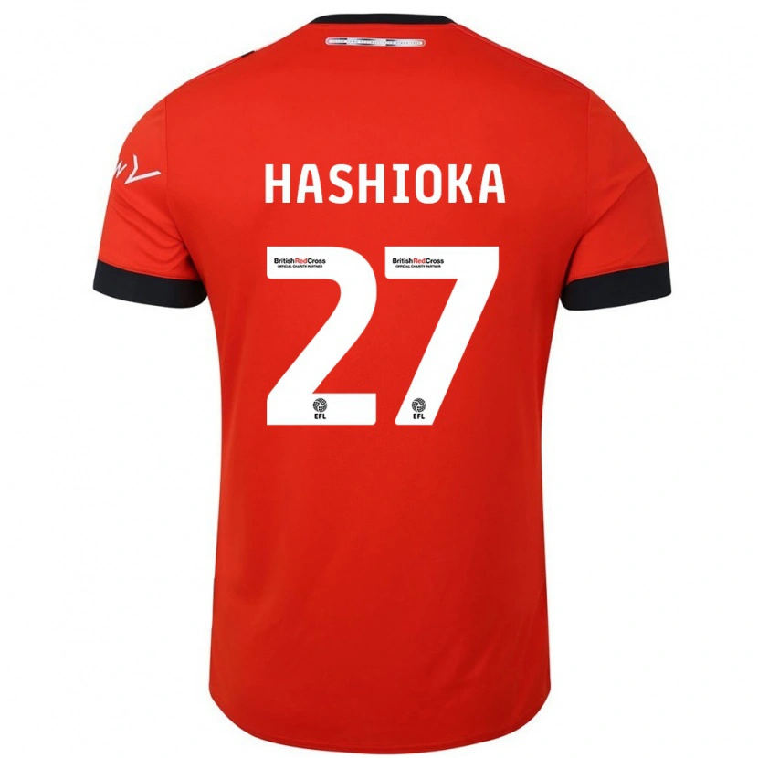 Danxen Dětské Daiki Hashioka #27 Oranžově Černá Domů Hráčské Dresy 2024/25 Dres