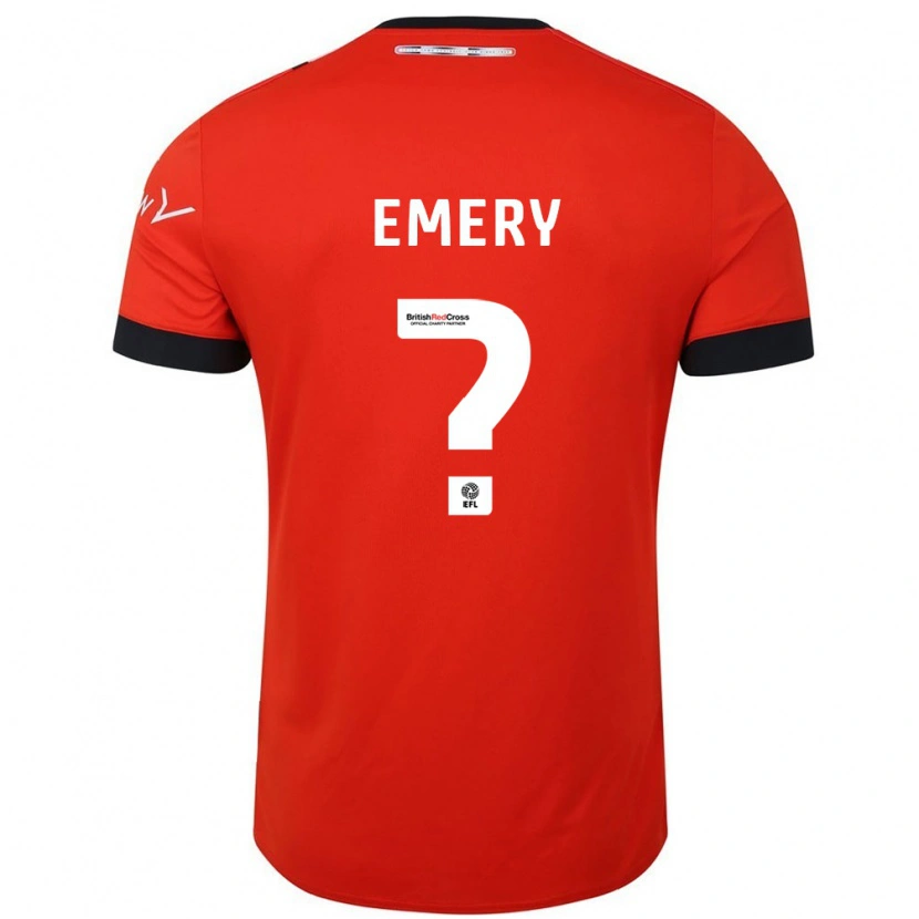 Danxen Dětské Charlie Emery #0 Oranžově Černá Domů Hráčské Dresy 2024/25 Dres