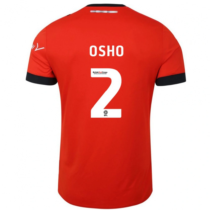 Danxen Dětské Gabriel Osho #2 Oranžově Černá Domů Hráčské Dresy 2024/25 Dres