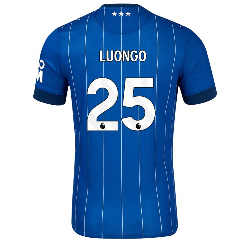 Danxen Dětské Massimo Luongo #25 Námořnická Modř Domů Hráčské Dresy 2024/25 Dres