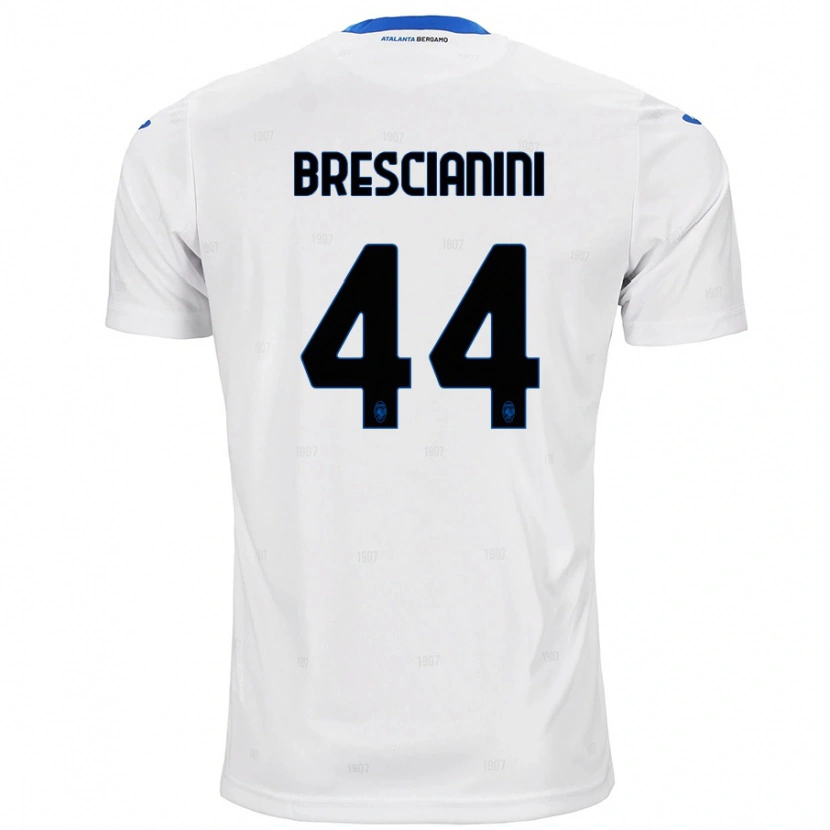 Danxen Dětské Marco Brescianini #44 Bílý Daleko Hráčské Dresy 2024/25 Dres