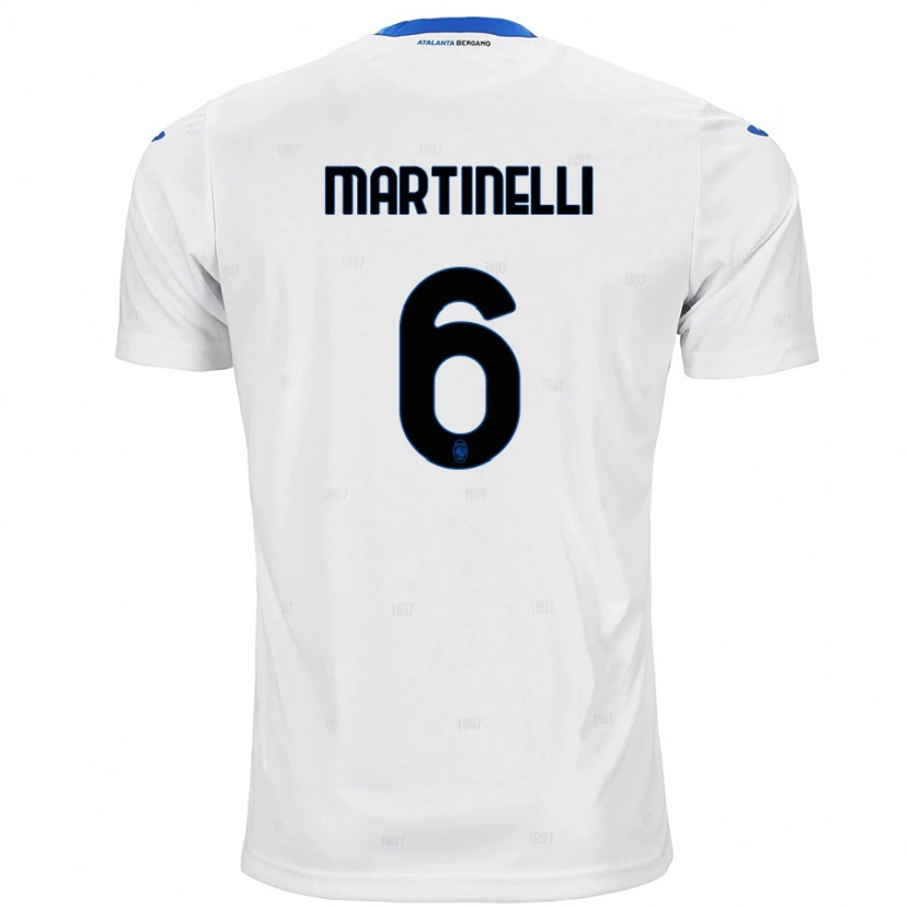 Danxen Dětské Gabriel Martinelli #6 Bílý Daleko Hráčské Dresy 2024/25 Dres