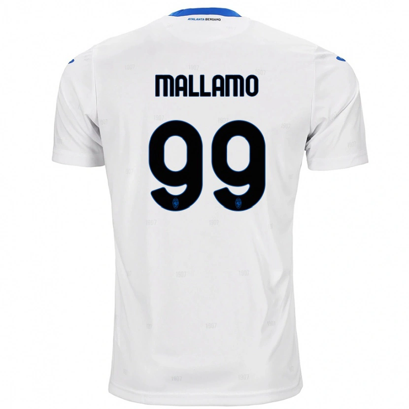 Danxen Dětské Alessandro Mallamo #99 Bílý Daleko Hráčské Dresy 2024/25 Dres