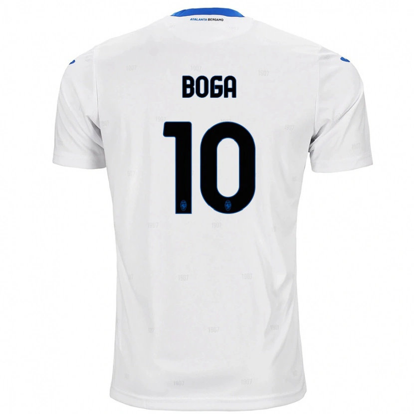 Danxen Dětské Jeremie Boga #10 Bílý Daleko Hráčské Dresy 2024/25 Dres