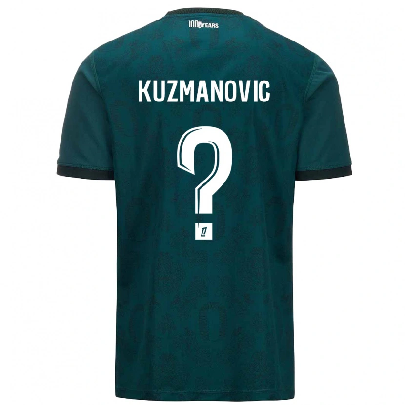 Danxen Dětské Dejan Kuzmanovic #0 Tmavě Zelená Daleko Hráčské Dresy 2024/25 Dres