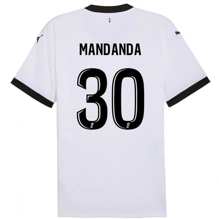 Danxen Dětské Steve Mandanda #30 Bílá Černá Daleko Hráčské Dresy 2024/25 Dres