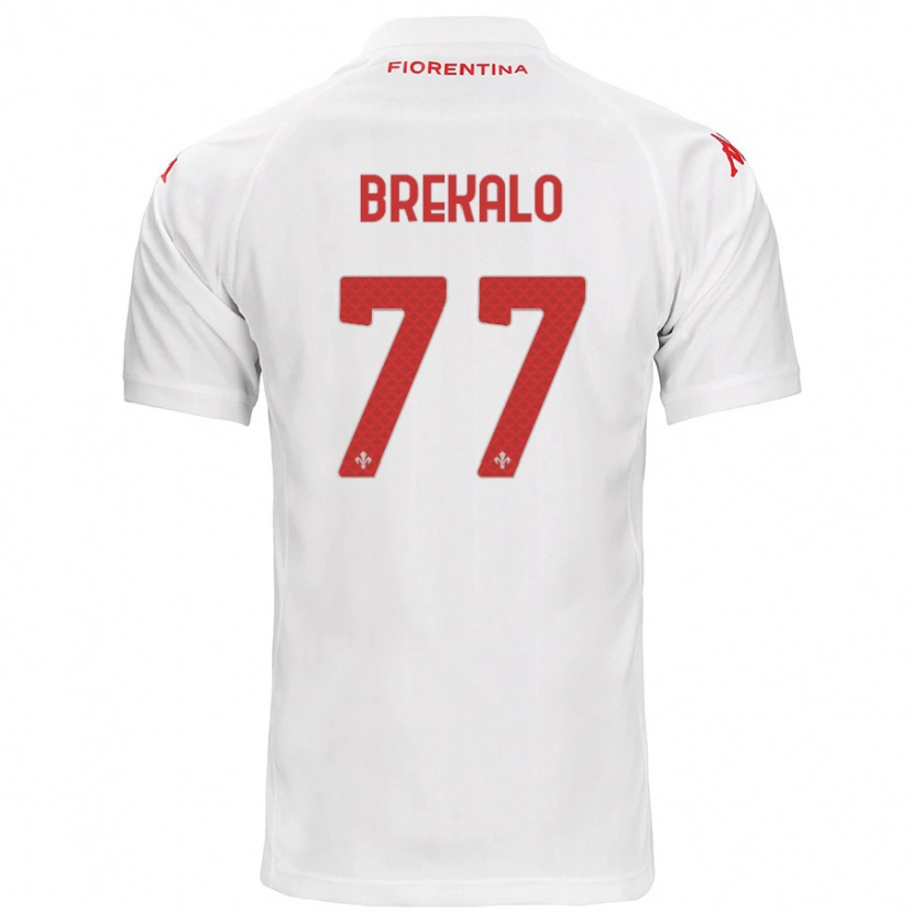 Danxen Dětské Josip Brekalo #77 Bílý Daleko Hráčské Dresy 2024/25 Dres