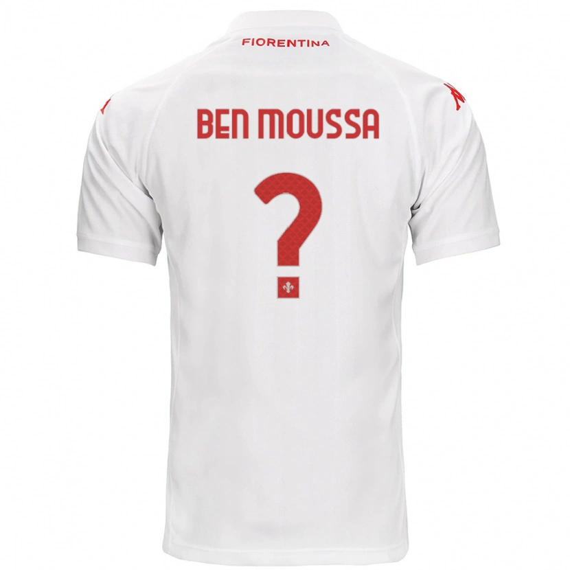 Danxen Dětské Mehdi Ben Moussa #0 Bílý Daleko Hráčské Dresy 2024/25 Dres