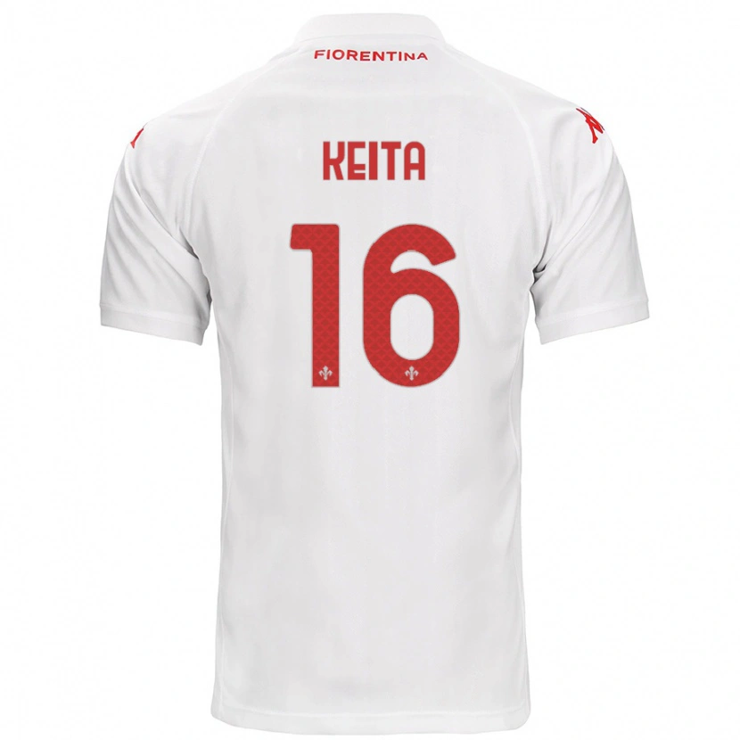 Danxen Dětské Bala Keita #16 Bílý Daleko Hráčské Dresy 2024/25 Dres