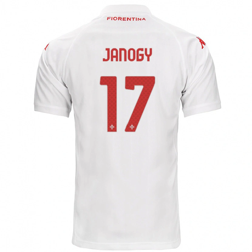 Danxen Dětské Madelen Janogy #17 Bílý Daleko Hráčské Dresy 2024/25 Dres