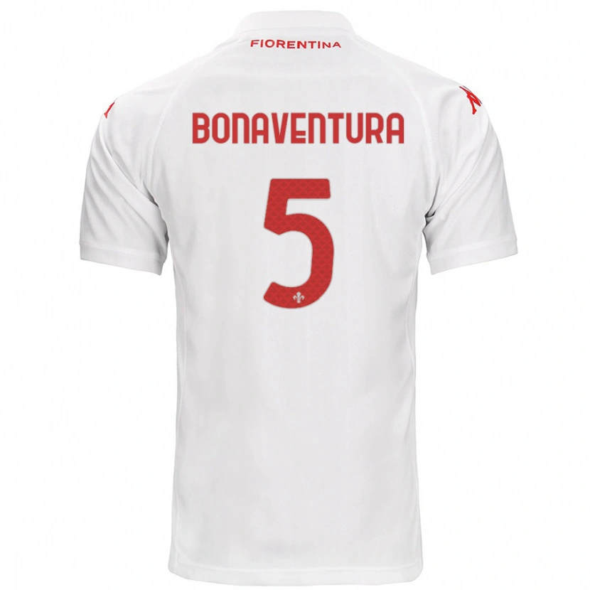 Danxen Dětské Giacomo Bonaventura #5 Bílý Daleko Hráčské Dresy 2024/25 Dres