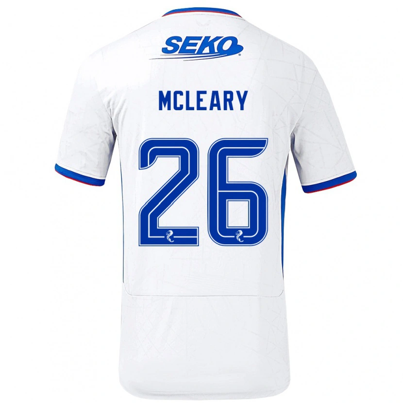 Danxen Dětské Jodi Mcleary #26 Bílá Modrá Daleko Hráčské Dresy 2024/25 Dres