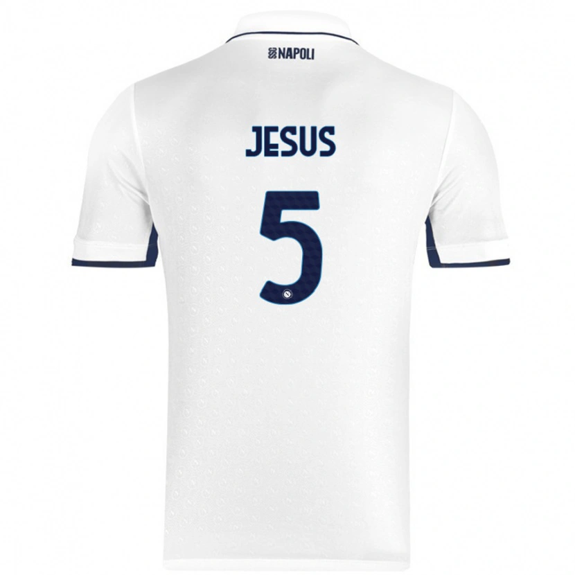 Danxen Dětské Juan Jesus #5 Bílá Královská Modrá Daleko Hráčské Dresy 2024/25 Dres