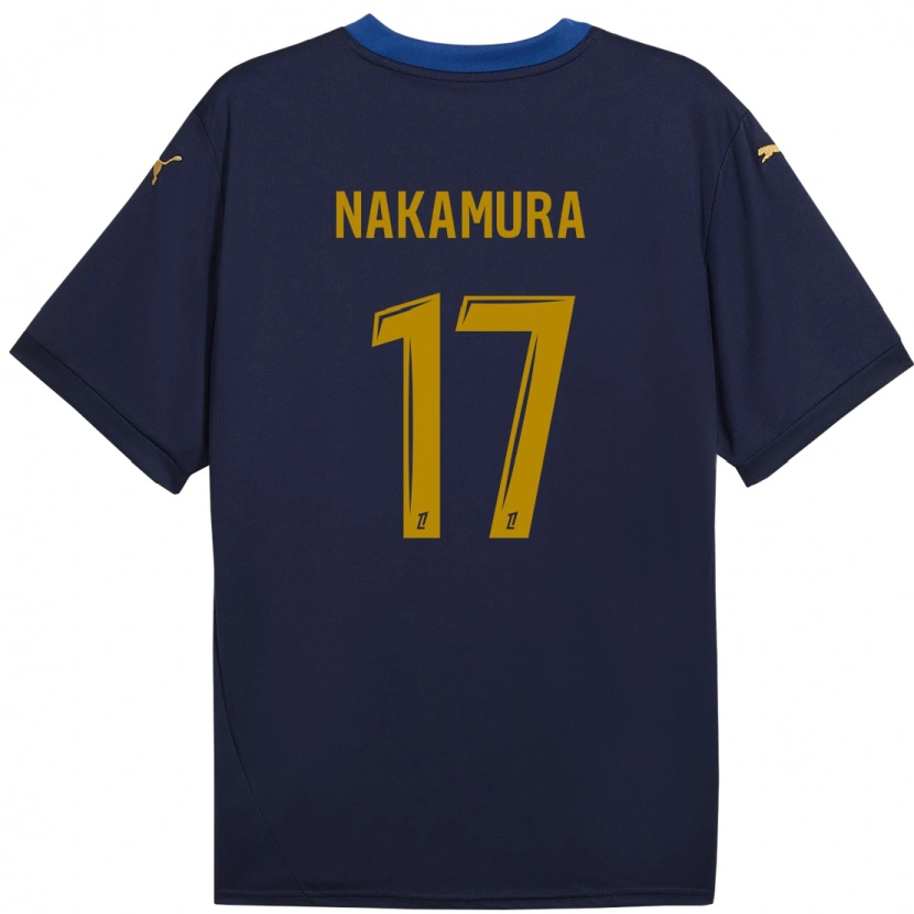 Danxen Dětské Keito Nakamura #17 Námořnické Zlato Daleko Hráčské Dresy 2024/25 Dres