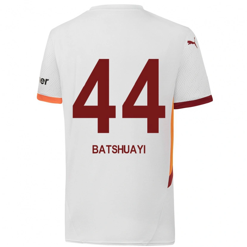 Danxen Dětské Michy Batshuayi #44 Bílá Žlutá Červená Daleko Hráčské Dresy 2024/25 Dres