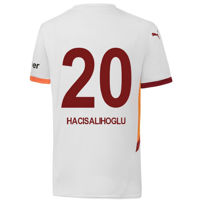 Danxen Dětské Arda Hacısalihoğlu #20 Bílá Žlutá Červená Daleko Hráčské Dresy 2024/25 Dres