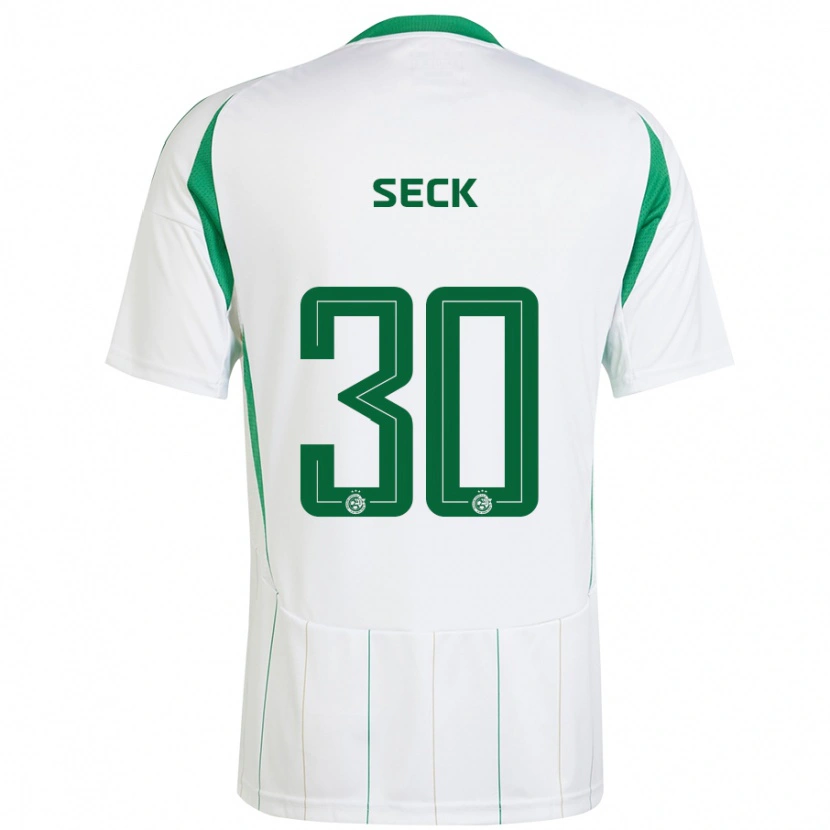 Danxen Dětské Abdoulaye Seck #30 Bílá Zelená Daleko Hráčské Dresy 2024/25 Dres