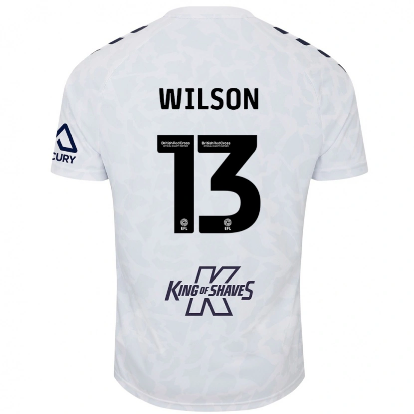 Danxen Dětské Ben Wilson #13 Bílý Daleko Hráčské Dresy 2024/25 Dres